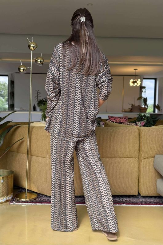 Laundry B Monaco Co ord Set Black /15 =